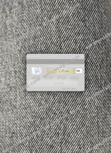 Germany Commerz Bank visa debit card photolook back